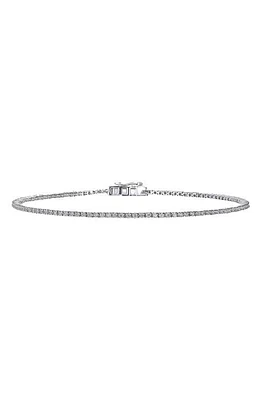 Lana Skinny Diamond Tennis Bracelet in White Gold at Nordstrom