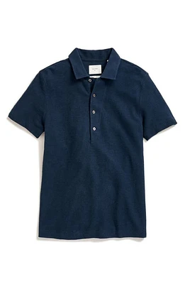 Billy Reid Hemp & Cotton Knit Polo at Nordstrom,