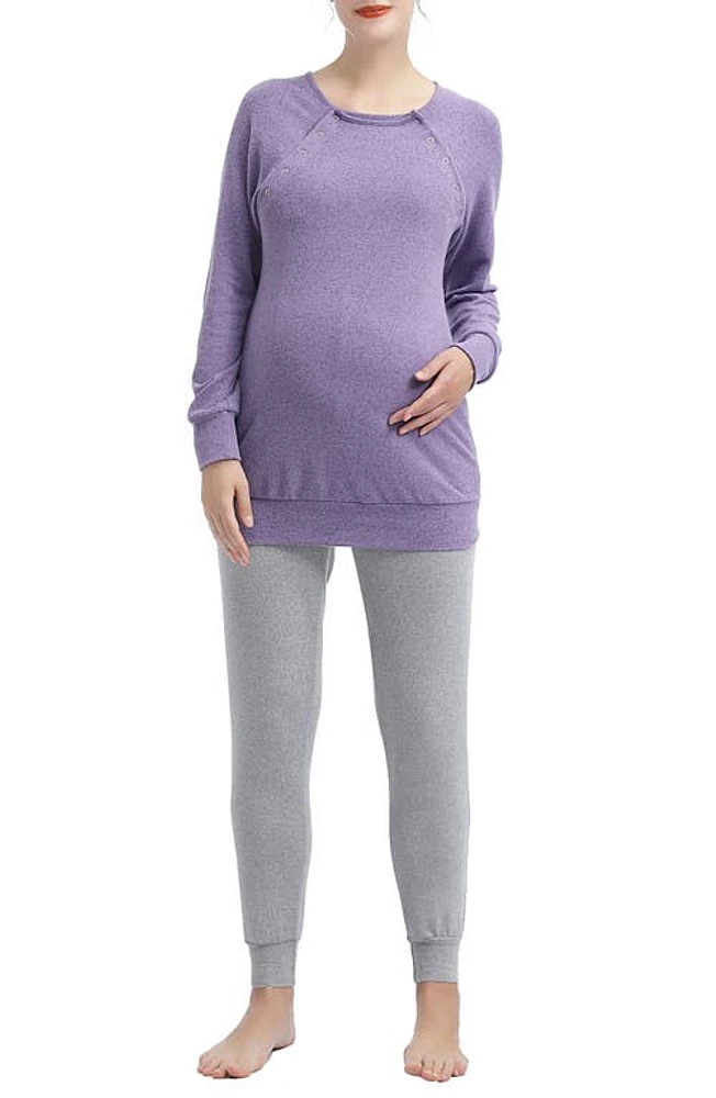 Kimi and Kai & Zoie Maternity/Nursing Pajamas Multicolored at Nordstrom,