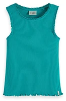 Scotch & Soda Kids' Rib Cotton Tank Top at Nordstrom,