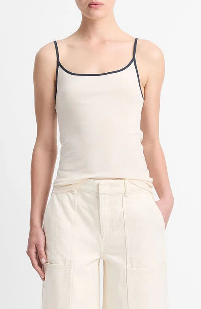 Vince Tipped Pima Cotton Camisole at Nordstrom,