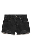 MANGO Cutoff Denim Shorts at Nordstrom