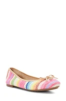 Dune London Hallo Ballet Flat Tan Multi at Nordstrom,