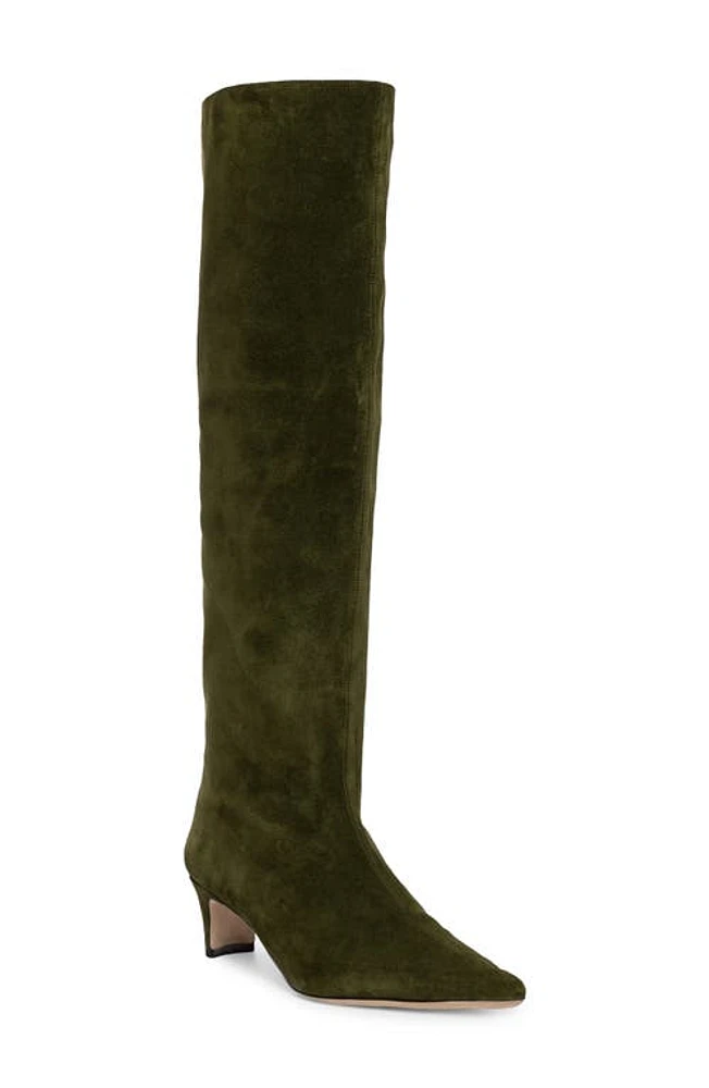 STAUD Wally Knee High Boot in Olive at Nordstrom, Size 5.5Us