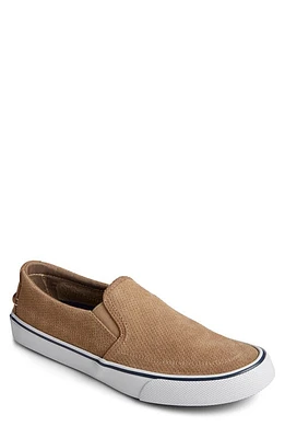 Sperry Striper II Slip-On Sneaker in Taupe at Nordstrom, Size 8.5