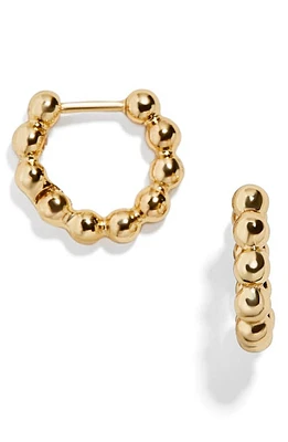 BaubleBar Pisa Huggie Hoop Earrings in Gold at Nordstrom