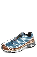 Salomon Gender Inclusive XT-6 Sneaker Aegean Blue/Tortoise/Taffy at Nordstrom, Women's