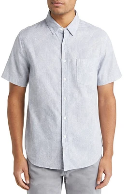 Rails Fairfax Short Sleeve Button-Up Shirt Amazon Sun Blue at Nordstrom,