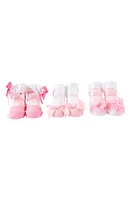 Mud Pie 3-Pack Socks in Pink at Nordstrom, Size 0-12 M