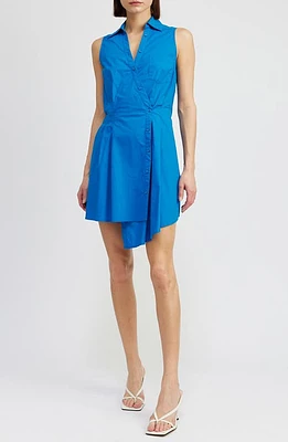 En Saison Marlow Mini Shirtdress Lapis at Nordstrom,