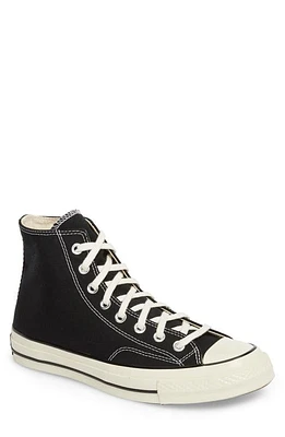 Converse Chuck Taylor All Star 70 High Top Sneaker Black at Nordstrom, Women's