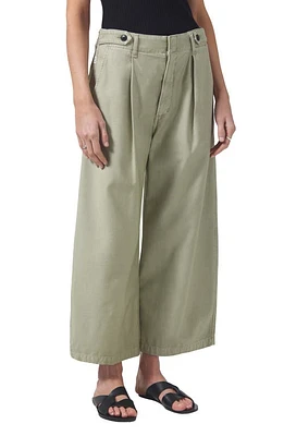 Citizens of Humanity Payton Super High Waist Crop Wide Leg Utility Trousers Palmdale at Nordstrom,