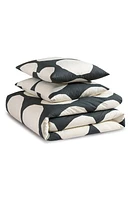 Marimekko Kivet Duvet Cover & Shams Set in Charcoal Grey at Nordstrom