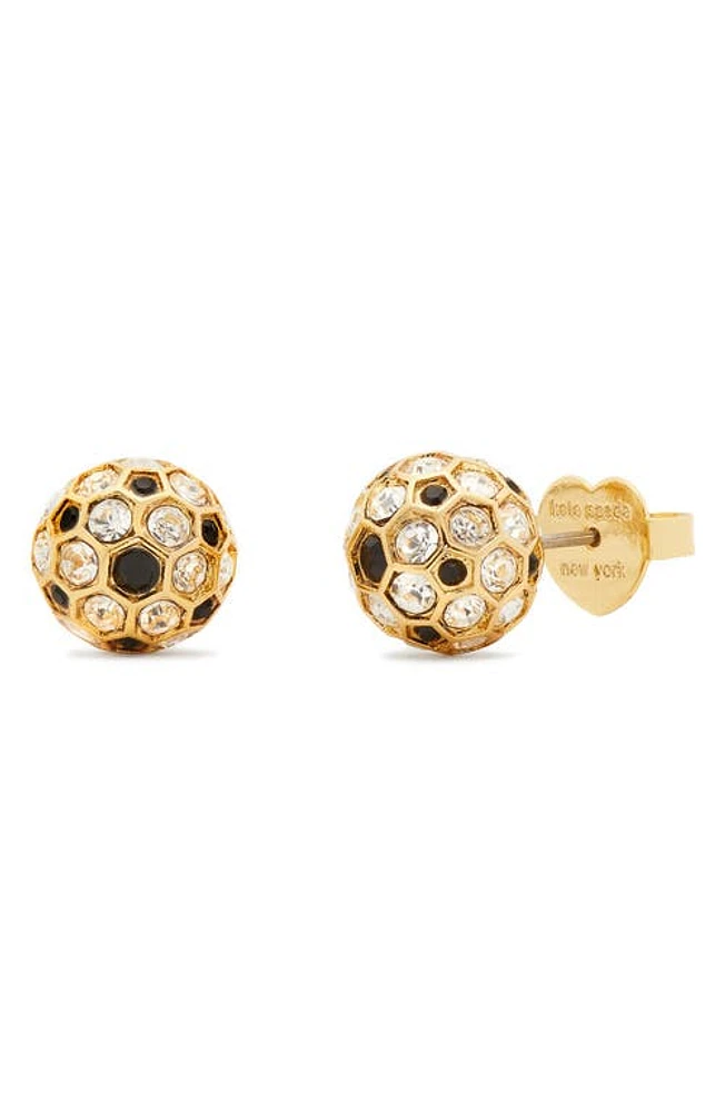 Kate Spade New York on the ball stud earrings in Black Multi. at Nordstrom