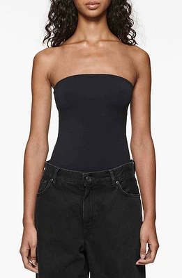 PURPLE BRAND Jersey Strapless Tube Top Black at Nordstrom,