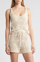 Rip Curl Island Hopper Crochet Tank Natural at Nordstrom,