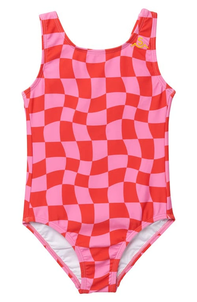 SEAESTA SURF Kids' One-Piece Swimsuit Pink at Nordstrom, Y