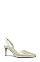 Kenneth Cole New York Riley Slingback Pointed Toe Pump Champagne at Nordstrom,