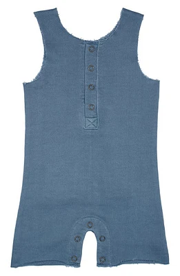 L'Ovedbaby Sleeveless Organic Cotton Romper Sky at Nordstrom,