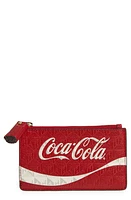 Anya Hindmarch Coca-Cola Embossed Leather Zip Card Case in Red at Nordstrom