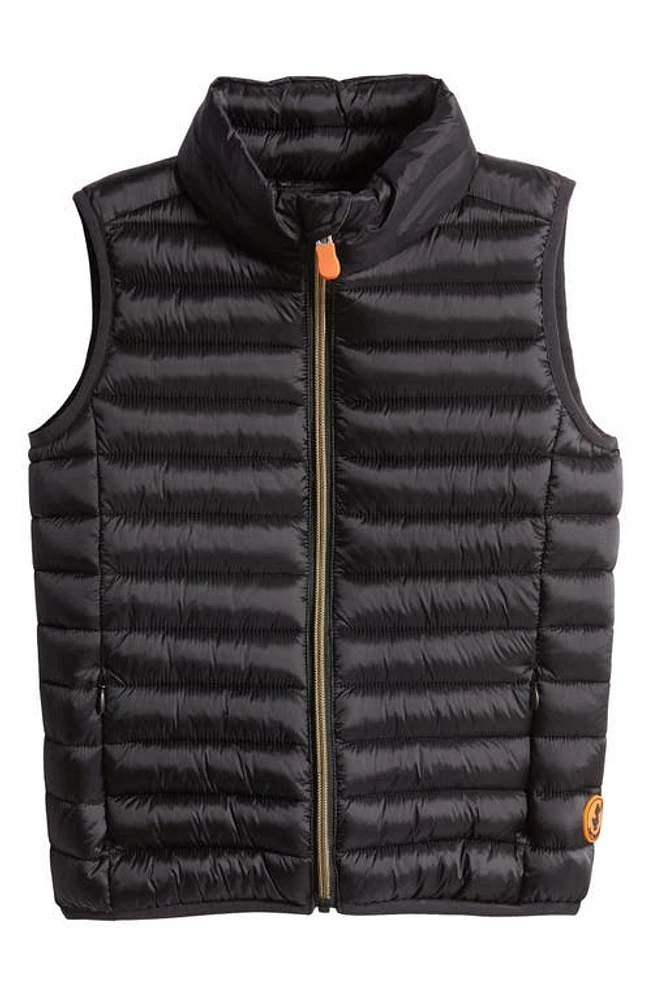 Save The Duck Kids' Ava Quilted Puffer Vest in Black at Nordstrom, Size 16