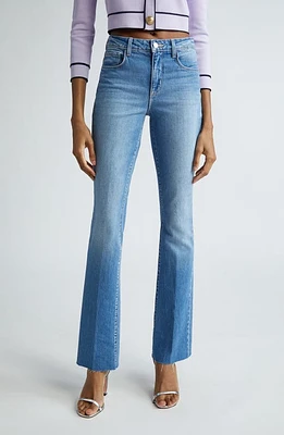 L'AGENCE Ruth Raw Hem Straight Leg Jeans at Nordstrom,