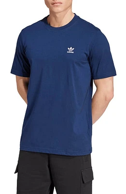 adidas Originals Essentials Trefoil Cotton T-Shirt Night Indigo at Nordstrom,