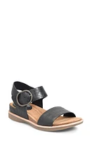 Söfft Bali Sandal Black Croc at Nordstrom,