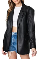 BLANKNYC Faux Leather Blazer at Nordstrom,