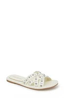 Kenneth Cole New York Jula Stud Slide Sandal Egret at Nordstrom,