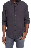 Rails Wyatt Button-Up Shirt in Black Chambray at Nordstrom, Size Xx-Large