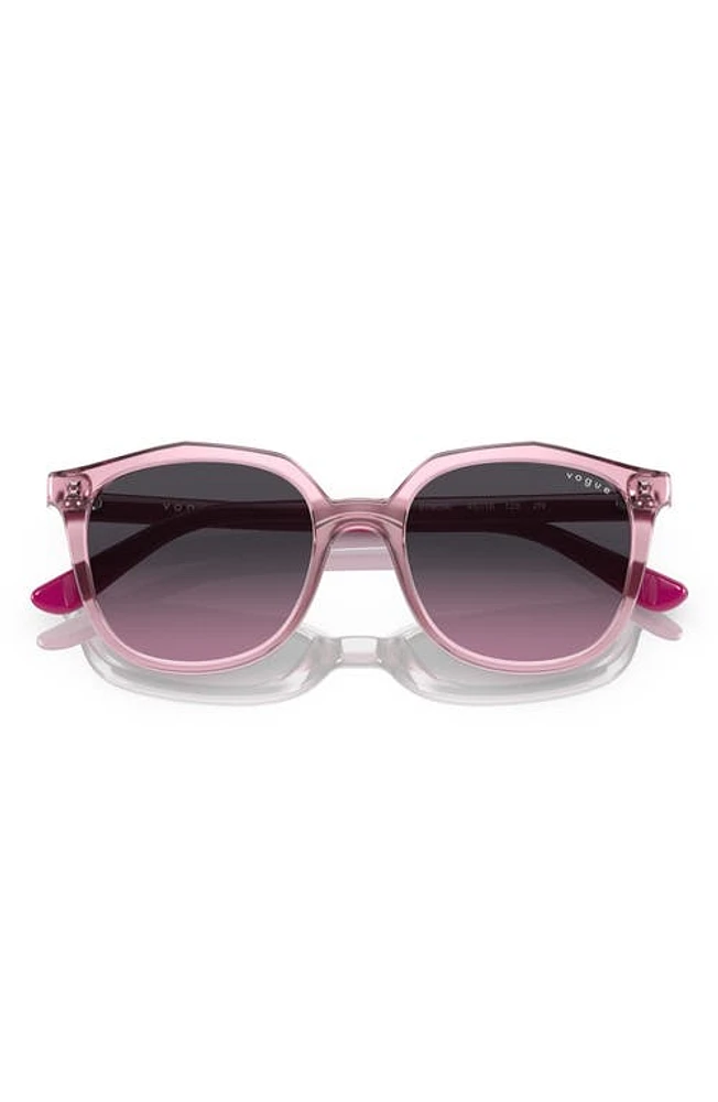 VOGUE Kids' 45mm Gradient Irregular Sunglasses in Purple at Nordstrom