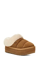 UGG(r) Tazzlita Genuine Shearling Trim Platform Slipper in Chestnut at Nordstrom, Size 6