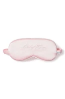 Petite Plume Maid of Honor Embroidered Silk Sleep Mask in Pink at Nordstrom