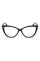 TOM FORD 56mm Blue Light Blocking Glasses in /Other at Nordstrom