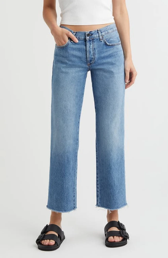 ASKK NY Raw Hem Ankle Straight Leg Jeans Berkley at Nordstrom,