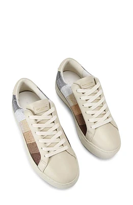 Kurt Geiger London Laney Crystal Stripe Platform Sneaker Open Grey at Nordstrom,