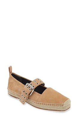 rag & bone Anteros Mary Jane Espadrille Oak Brown Suede at Nordstrom,