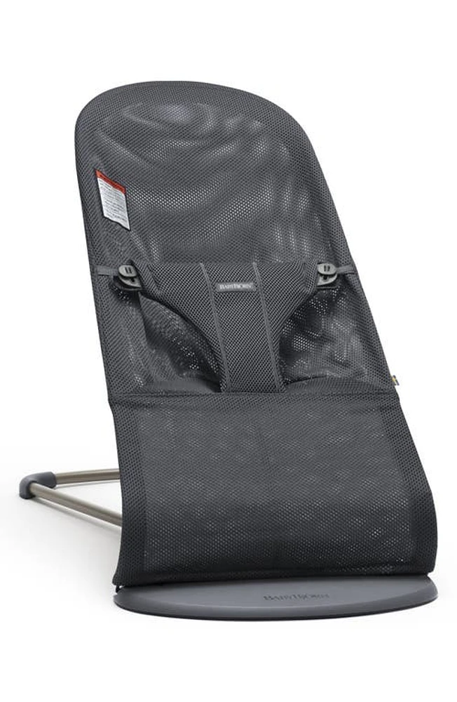 BabyBjörn Bouncer Bliss Convertible Quilted Baby Bouncer in Anthracite at Nordstrom