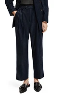 Scotch & Soda Metallic Pinstripe Pants in Night Pinstripe at Nordstrom, Size 24