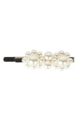 Simone Rocha Mini Imitation Pearl Flower Hair Clip at Nordstrom