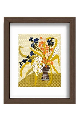 Deny Designs Matisse Flower Framed Art Print in Multi at Nordstrom