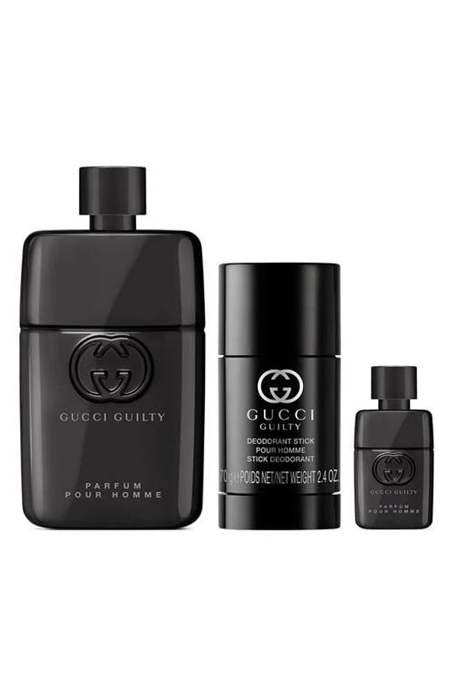 Gucci Guilty Pour Homme Parfum Gift Set $194 Value at Nordstrom