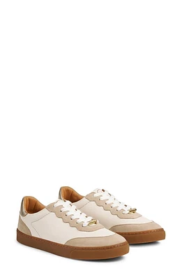 LK Bennett Low Top Sneaker White/Natural at Nordstrom,