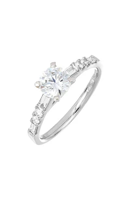 Bony Levy Pavé Diamond Engagement Ring Setting in White Gold/Diamond at Nordstrom, Size 6.5