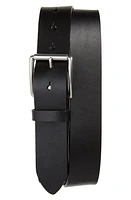 Torino Leather Belt Black at Nordstrom,