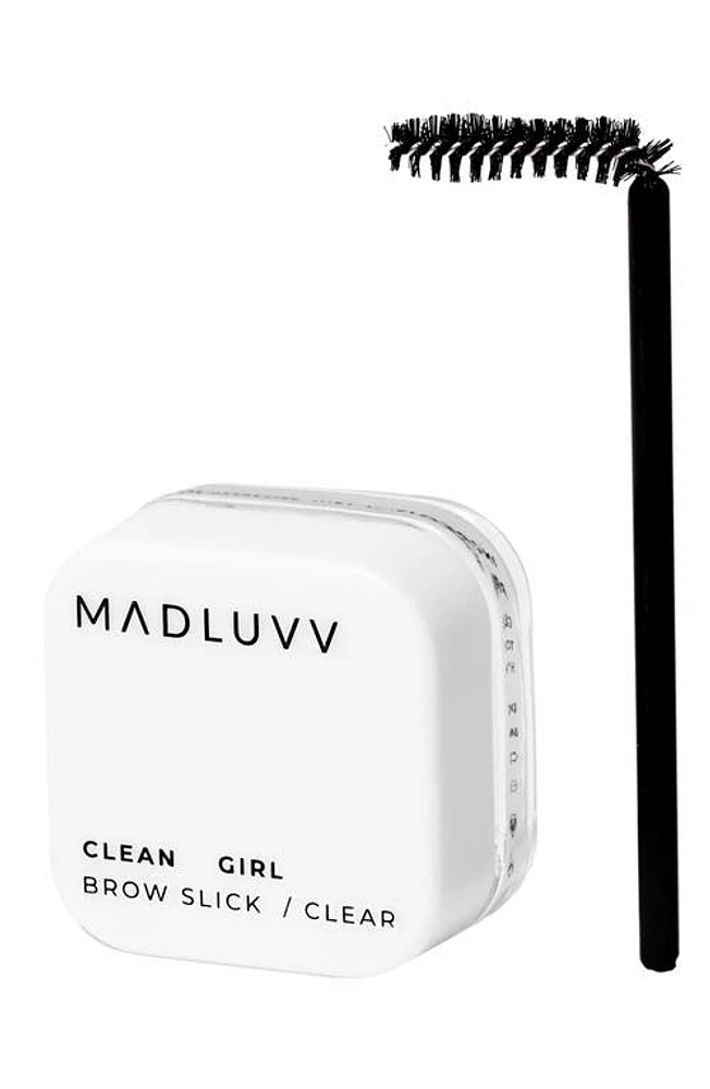 MADLUVV Clean Girl Brow Slick in Clear at Nordstrom, Size 0.21 Oz