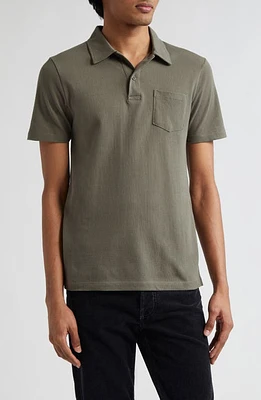 Sunspel Riviera Cotton Polo Khaki at Nordstrom,