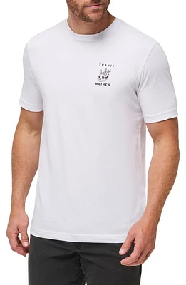 TravisMathew Pineapple Drinks Graphic T-Shirt White at Nordstrom,