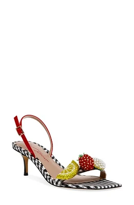 Betsey Johnson Colson Kitten Heel Sandal Multi at Nordstrom,